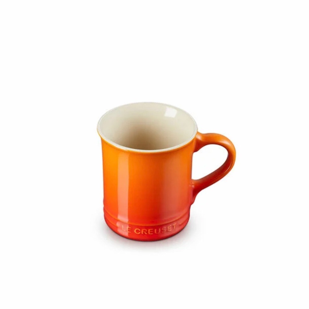 Le Creuset Ombre Flame Orange Stoneware Mugs - Set of 2 - Picture 4 of 5
